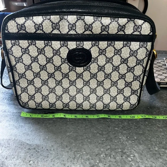 Gucci Blue and Cream Crossbody Bag - Picture 12 of 16